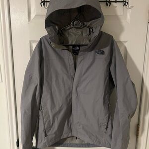 The North Face Gray rain Jacket Weather-Resistant